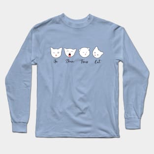 Un Deux Trois Cat Long Sleeve T-Shirt